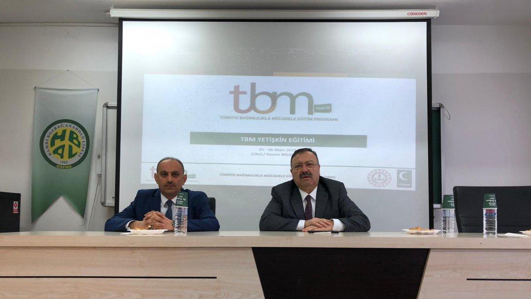 Türkiye Bağımlılıkla Mücadele (TBM) Programı Yetişkin Eğitimleri Başladı