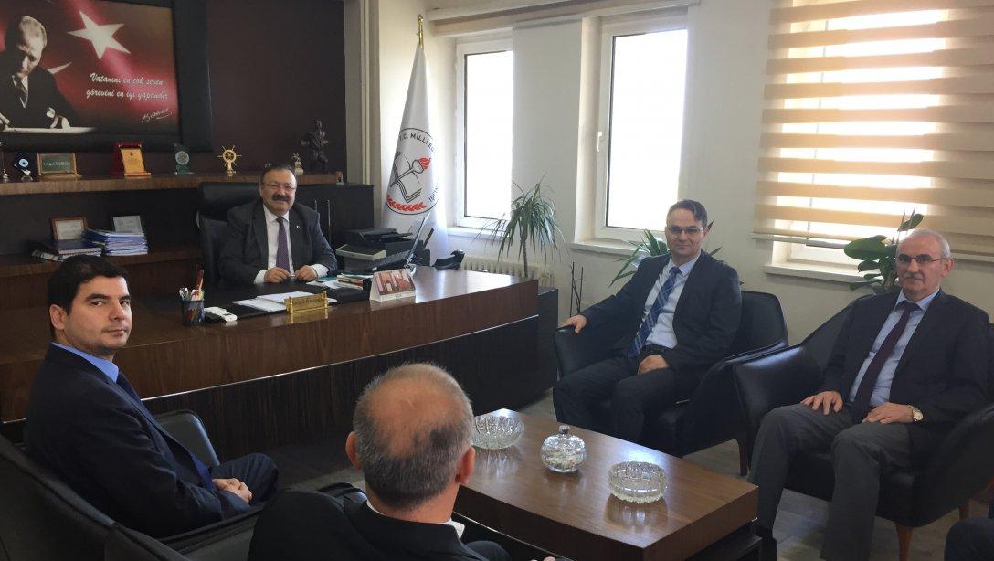 Ortaöğretim Genel Müdürlüğü Daire Başkanı Mustafa Kışanın İlimizi Ziyareti