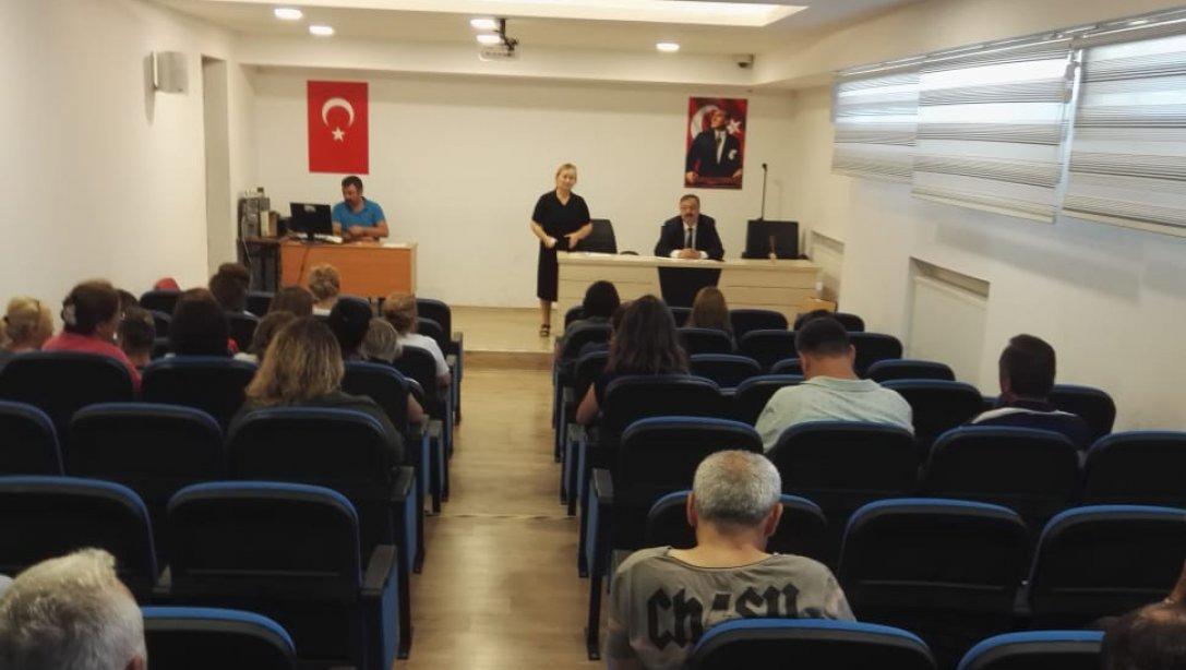 Sayın Müdürümüz, Atatürk Anadolu Lisesinde Öğretmenler Kuruluna Katıldı