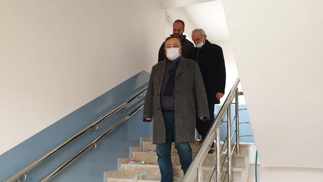 Sayın Müdürümüz Tosunoğlu, Espiye'deki Okul İnşaatlarında İncelemelerde Bulundu