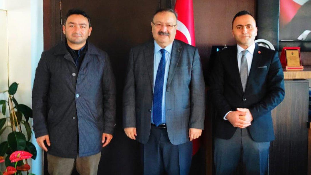 Müdürümüz Tosunoğlu, Giresun'da Yılın Öğretmeni Erkan Kaşık'ı Makamında Kabul Etti