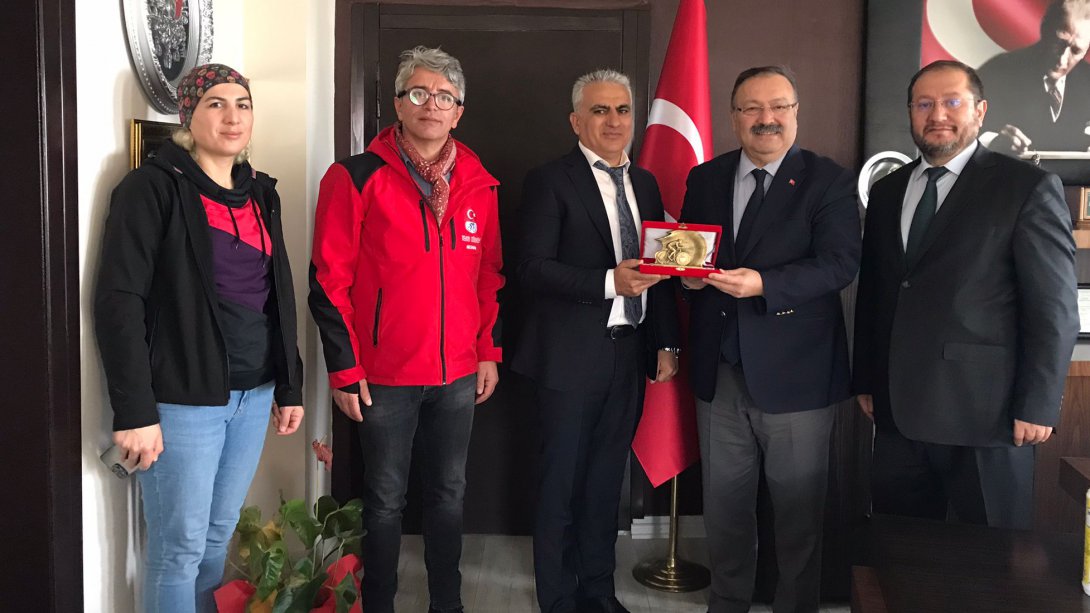 Türkiye Bisiklet Federasyonu Asbaşkanları, Müdürümüz Tosunoğlu'nu Ziyaret Etti