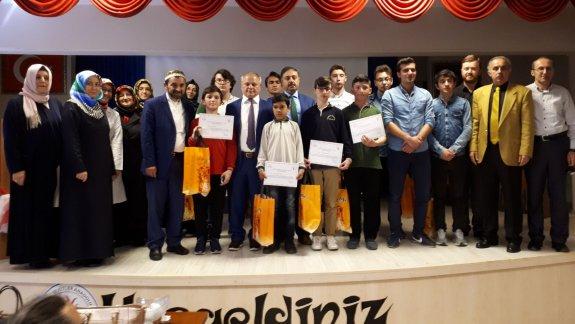 Ortaokul ve Liseler Arası "Kuran-ı Kerimi Güzel Okuma" Yarışması Yapıldı