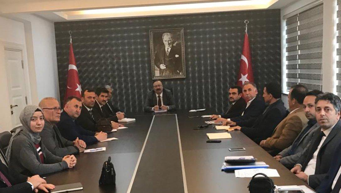Eynesil İlçe Paylaşım Toplantısı Sayın Müdürümüz Tosunoğlu Başkanlığında Yapıldı