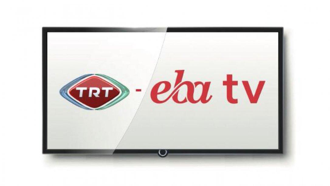 Uzaktan Eğitimler  TRT - EBA TV  Üzerinden Başlıyor