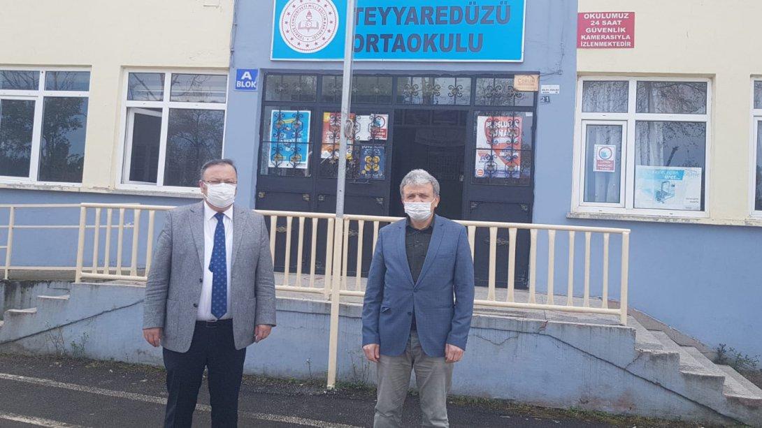 Müdürümüz Tosunoğlu, Teyyaredüzü Mahallesindeki Okullarımızı Ziyaret Etti