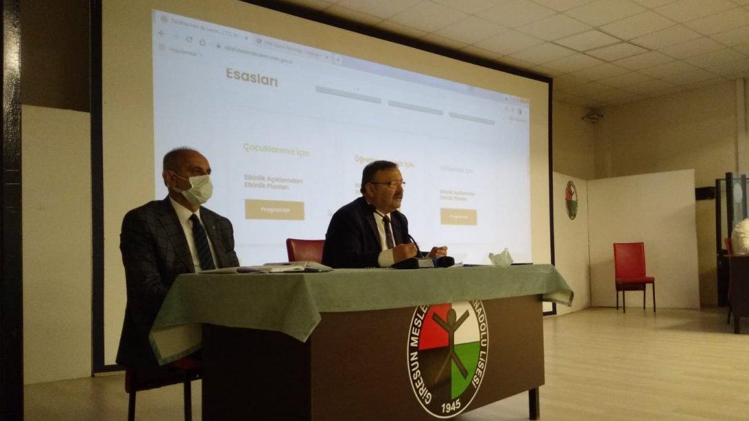 ''TELAFİDE BEN DE VARIM'' İlçe Müdürleri Bilgilendirme Toplantısı Yapıldı 