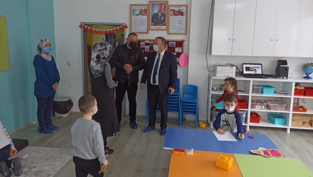 Müdürümüz Tosunoğlu, Çıtlakkale Anaokulunu Ziyaret Ederek İncelemelerde Bulundu