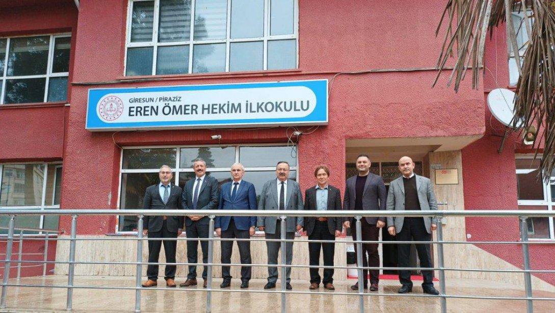 Müdürümüz Tosunoğlu, Piraziz Eren Ömer Hekim İlkokulunu Ziyaret Etti