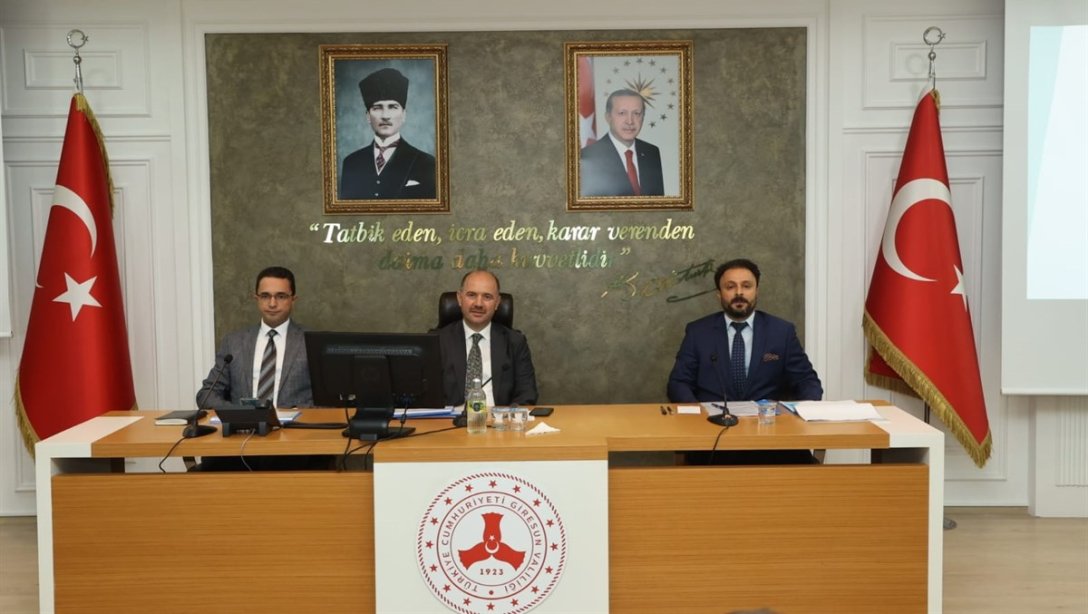 Sayın Valimiz Mehmet Fatih Serdengeçti Başkanlığında Bağımlılıkla Mücadele İl Koordinasyon Kurulu Toplantısı Yapıldı