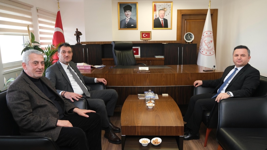 Giresun Belediye Başkanı Fuat Köse ile Başkan Yardımcısı Fazıl Hıdımoğlu'nun Müdürümüzü Ziyareti