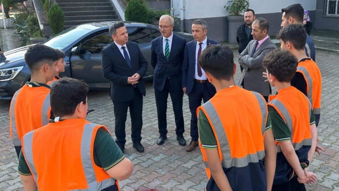 Müdürümüz, Tirebolu İlçemizde İncelemelerde Bulundu	